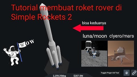 cara membuat roket rover di SimpleRockets 2 | how to make Rover Rockets in SR2