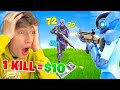 I Gave My Duo $10 For Every Kill... (im broke now)