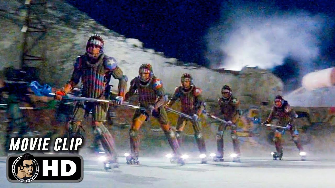 Skate Game Scene | SOLARBABIES (1986) Movie CLIP HD