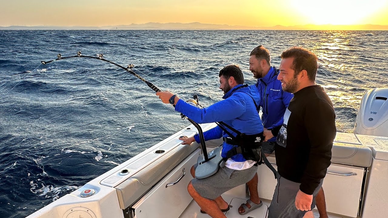 Tuna Master Teos Yarışmasında neler yaşandı?! 100 Kilo Orkinos yakaladık/Giant Bluefin Tuna Catch