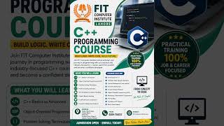 C++ Programming Course Lahore, Punjab Pakistan