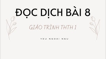 ĐỌC DỊCH BÀI 8: 음식 - Tiếng Hàn Tổng Hợp Sơ Cấp 1  |  Học Ngoại Ngữ