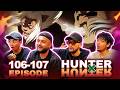 MOREL IS A BEAST!! | Hunter x Hunter Episode 106 &amp; 107 | FIRST TIME REACTION
