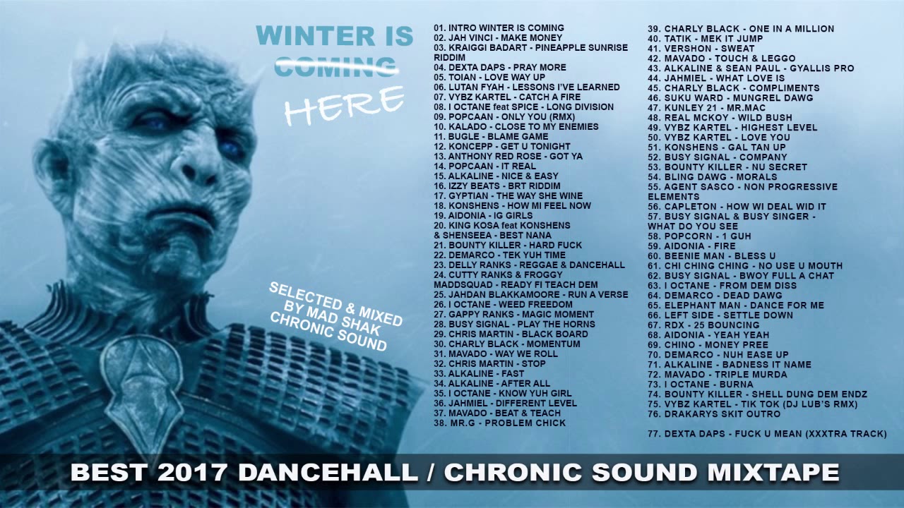 CHRONIC SOUND - WINTER IS COMING vol.2 - 2017 Dancehall Reggae Mix Tape