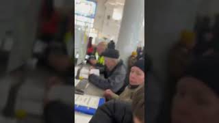 Марка Русский корабль пошёл на х…! Очередь!