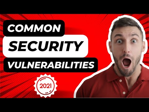 Top common vulnerabilities