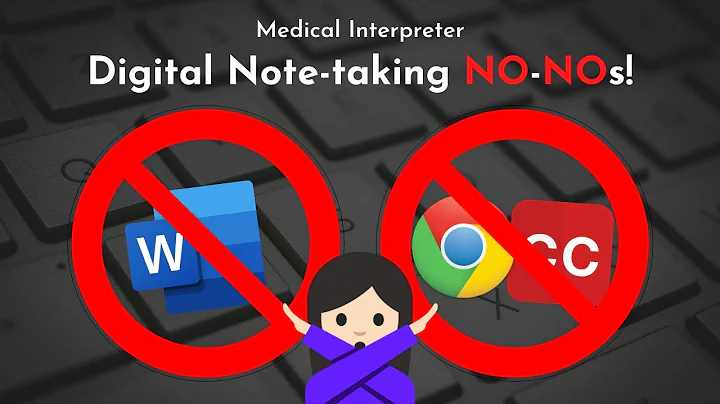 Be careful what programs you take medical interpreting notes in & why live captions are a NO! - DayDayNews