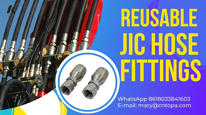 100r5 Agricultural Eaton Dixon Hydraulic Fittings Air Ends High Pressure Jic Reusable Hose Fitting
