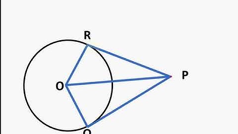 Maths – Tangent of Circle (Properties and Theorem)  - Part 2