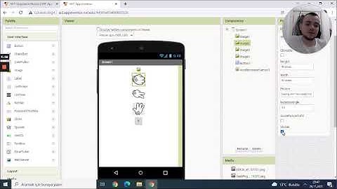 App Inventor ile Taş Kağıt Makas Oyunu(Rock , Papper , scissors game with App Inventor)