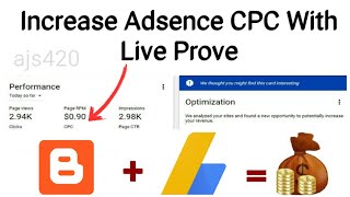 How To Increase AdSense CPC With Proof ।  Increase Adsense Revenue (secret tips)