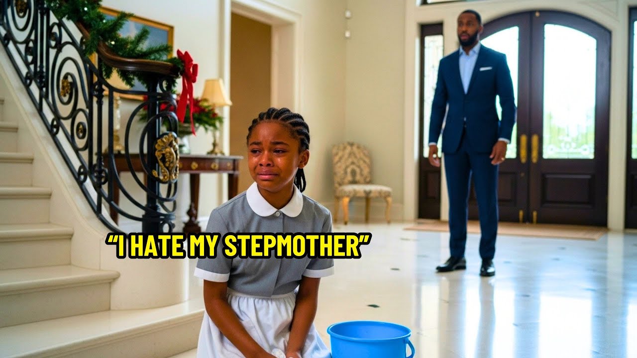 Stepmother Forces Billionaire's Daughter to Be a Maid.. But She Didn't Know He Was Coming Home Early