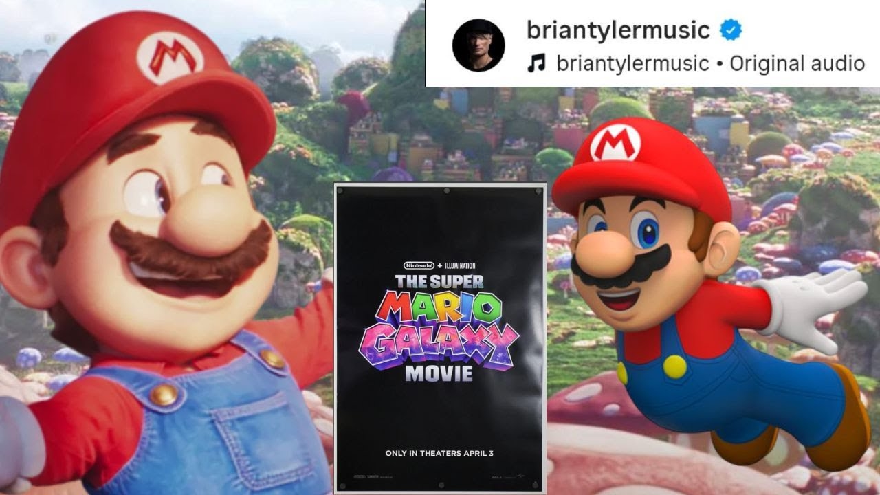 Новый постер фильма «Super Mario Galaxy»! | Баллон Марио Мэйсис присоединяется к фильму «Mario Ga...