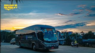 🚍🖤 Shwemandalar Express Scania Marcopolo G7 Yangon-Mandalay Old Road Daik Oo Bago Myanmar 🇲🇲 screenshot 4