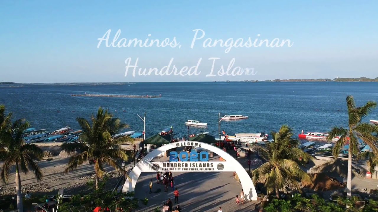 Hundred Island Alaminos  City  Pangasinan  Drone Shots YouTube