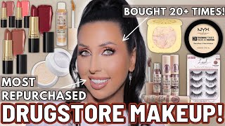 MOST Repurchased Drugstore Makeup I'll NEVER Live Without!