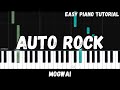 Mogwai  auto rock easy piano tutorial