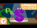 Aprende la letra s con sara la serpiente  el abecedario
