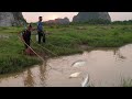 Kích cá trên mương HTX bắt toàn cá khủng Tập 2| Thú vui 3miên vlogs