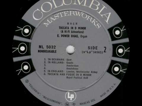 E. Power Biggs - Bach Toccata & Fugue in D minor on 14
