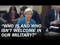 Warren Hits Effort to Cut Civilians, Women from Military; Calls for Protecting Child Care, Education