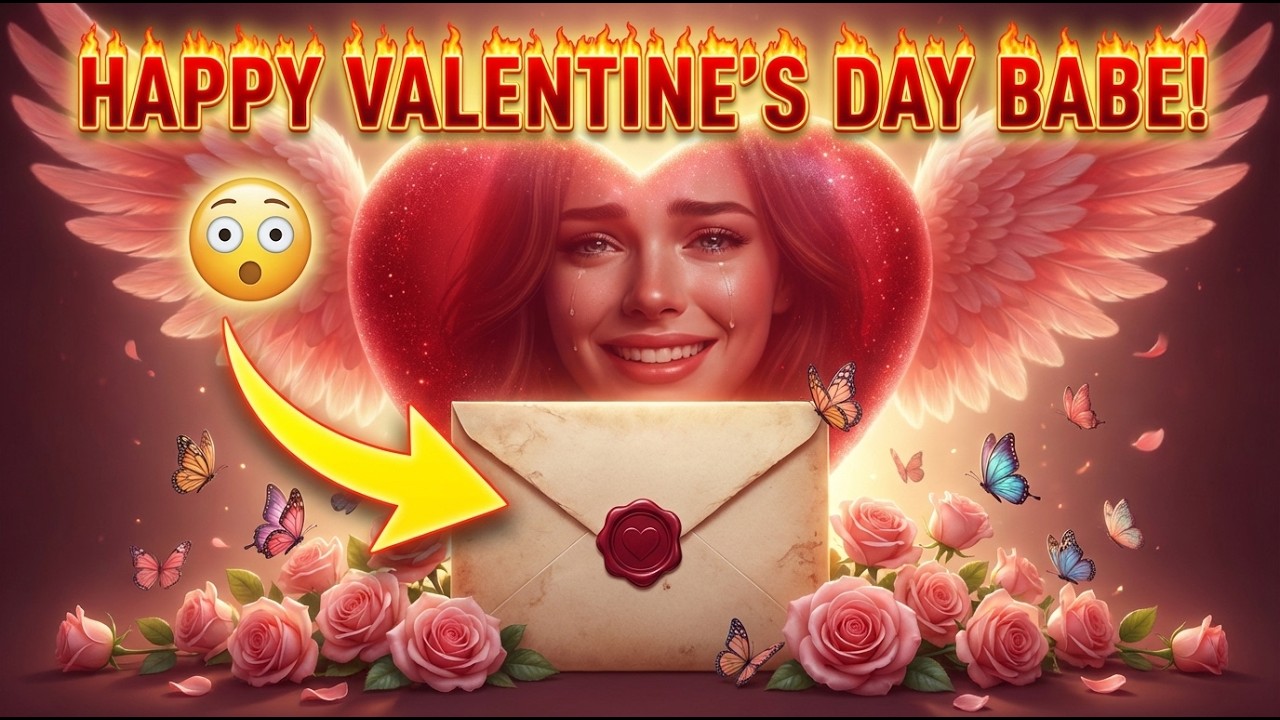 POV: Aesthetic Valentines Day Letter for My Babe with 9,268,570 Kiss (Hearttouching Quotes)