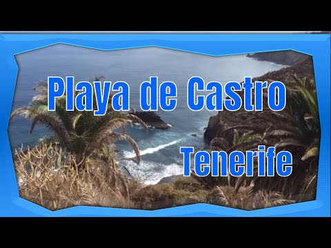 Vista de la Playa de Castro - Los Realejos #tenerife #youtube