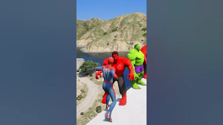 Gta 5 Epic Ragdolls Spider-Man Jumps/Fails 😱 #340 #spiderman #gta5 #shorts #spidermangtav