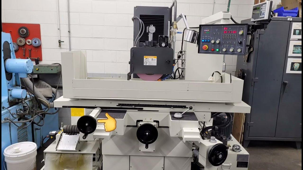 Basic operation of a Chevalier FSG3A1224 surface grinder. YouTube