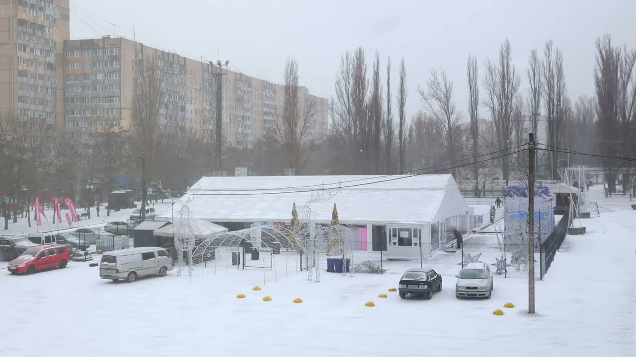 Зима, каток. Одесса