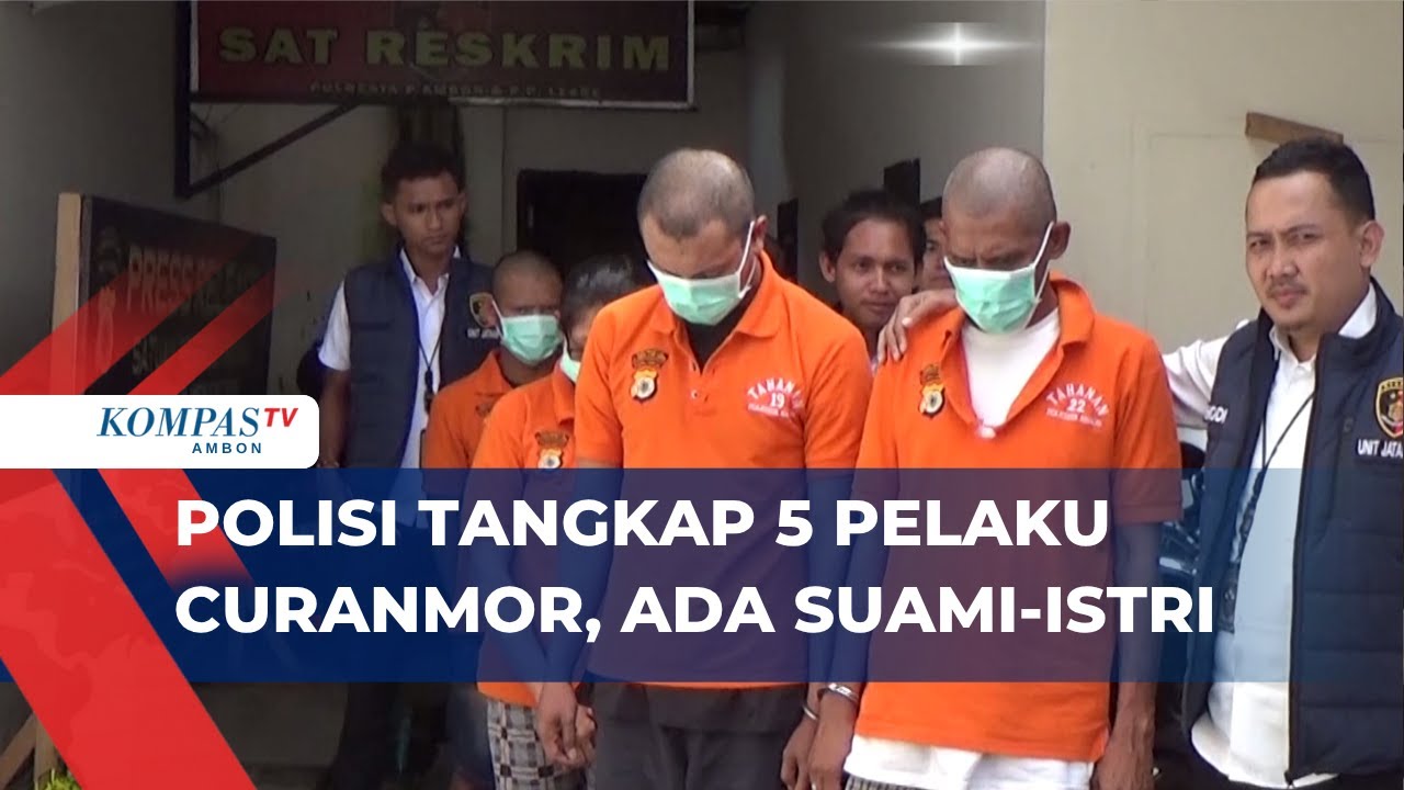 Polisi Di Ambon Gerebek Geng Curanmor, 25 Motor Disita! Ternyata Ada Suami Istri!