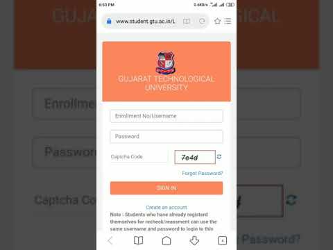 GTU Portal#change your Mobile Number#Forget Password