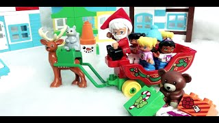 Lego Duplo Зимний праздник Санты 10837. Santa's winter holiday10837. Рождество в деревне Lego Duplo Зимний праздник Санты 10837. Santa's winter holiday10837. Рождество в деревне