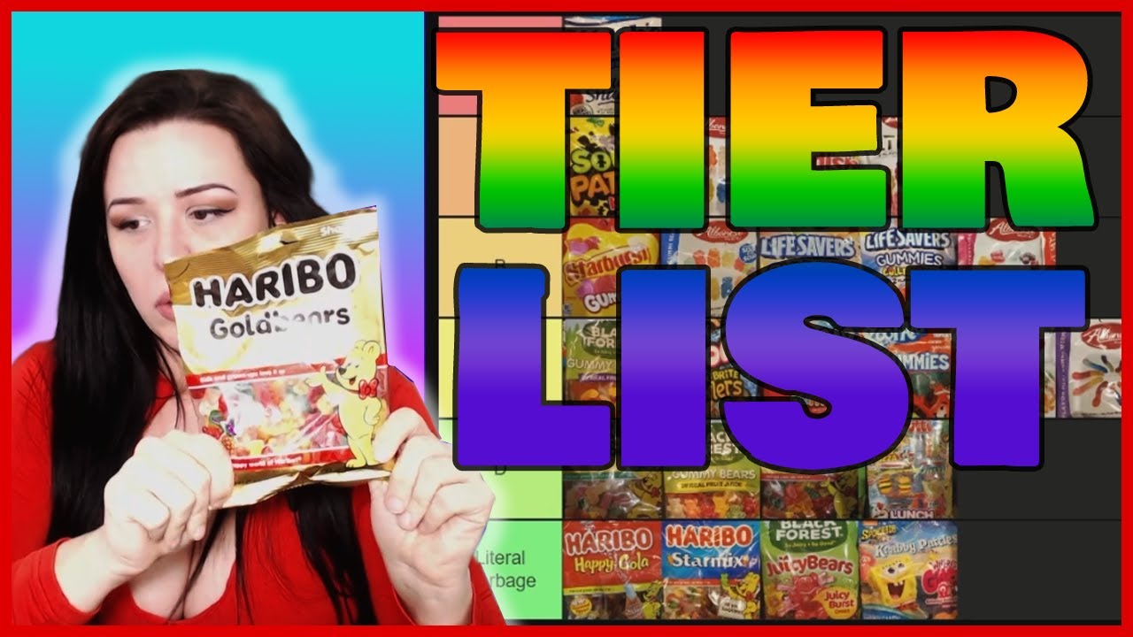 My Gummy Bear Tier List YouTube