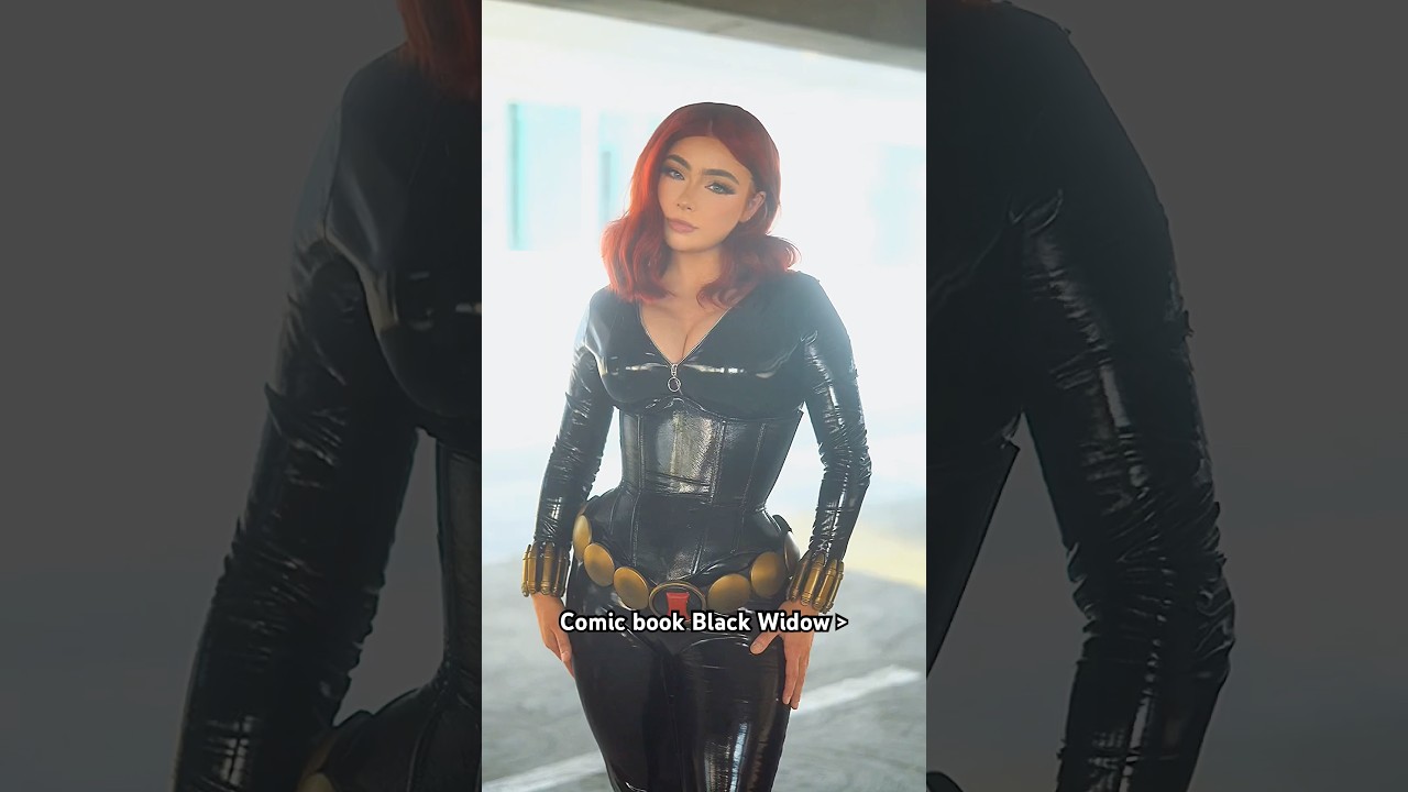 I love the MCU Black Widow but the comic suit might be my favorite! #blackwidow #cosplay 🖤
