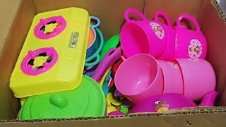 7:37​ Minutes Satisfying with Unboxing Hello Kitty Kitchen Set | Cutee Tiny Mini ASMR Kitchen Set 