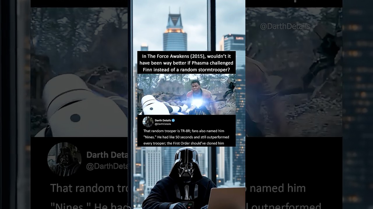 Phasma vs Finn Was Right There #starwars