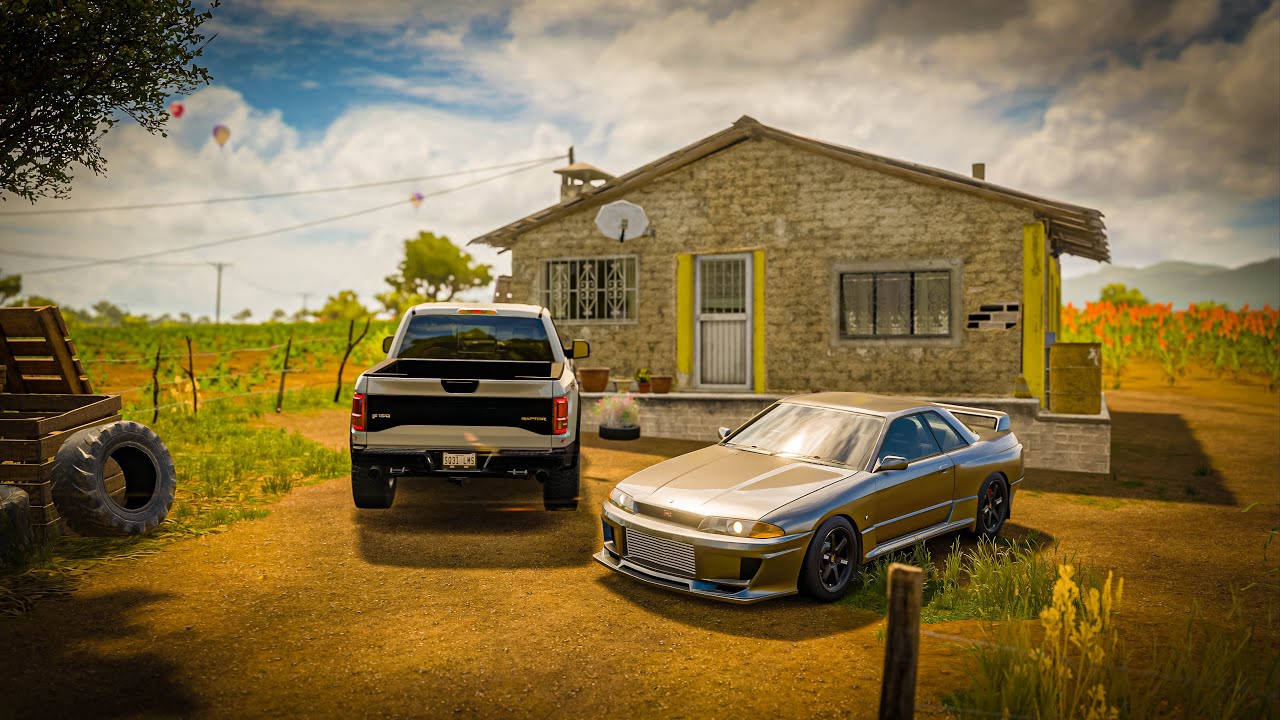 R32 Skyline GTR Godzilla Stage 3+ Pulls on Highway | FH5 | #GTR # ...