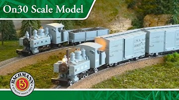 Bachmann On30 Trench Steam Engine and Rolling Stock