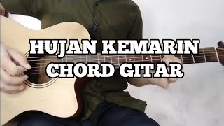 TUTORIAL CHORD GITAR TAXI BAND - HUJAN KEMARIN | CHORD MUDAH