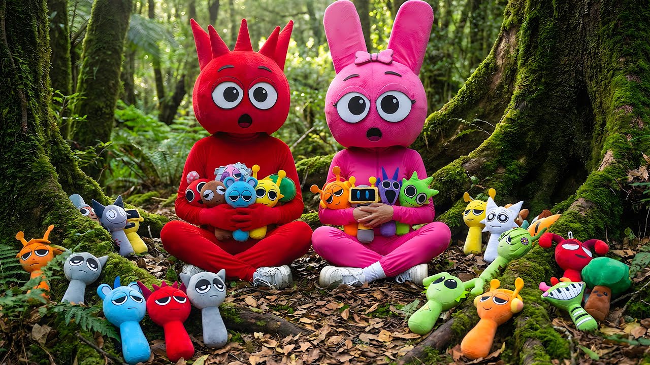 Found ALL Hidden Sprunki? Raddy & Pinky in Green Forest!