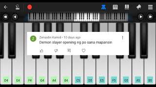 Gurenge - Demon Slayer: Kimetsu no Yaiba OP • Perfect Piano App • Tutorial • Mobile/Phone screenshot 5