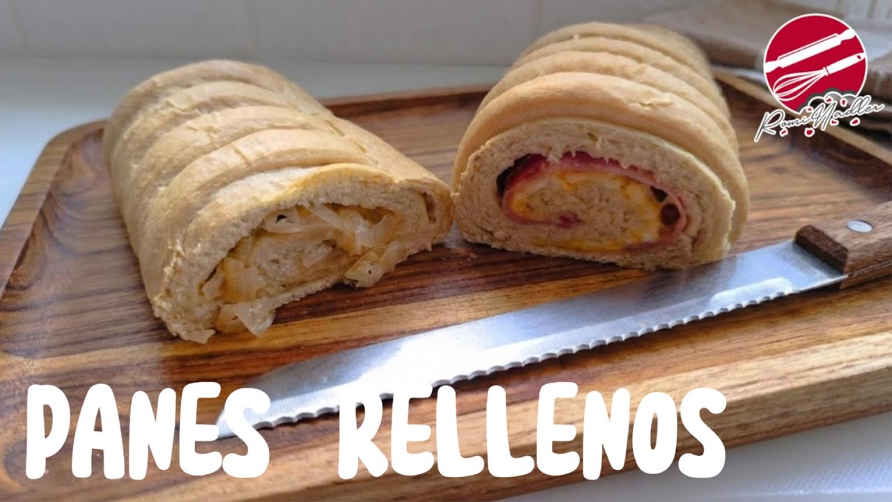 🥖 Cómo hacer PANES RELLENOS salados | FACILES Y RENDIDORES ​💯​