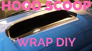 HOOD SCOOP WRAP DIY/How To | 2016 STI Hyper Blue