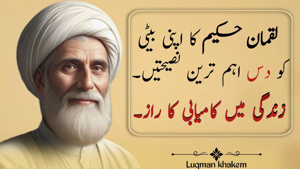 Luqman Hakim Ki Beti Ko 10 Golden Naseehatein | Life Changing Islamic Advice