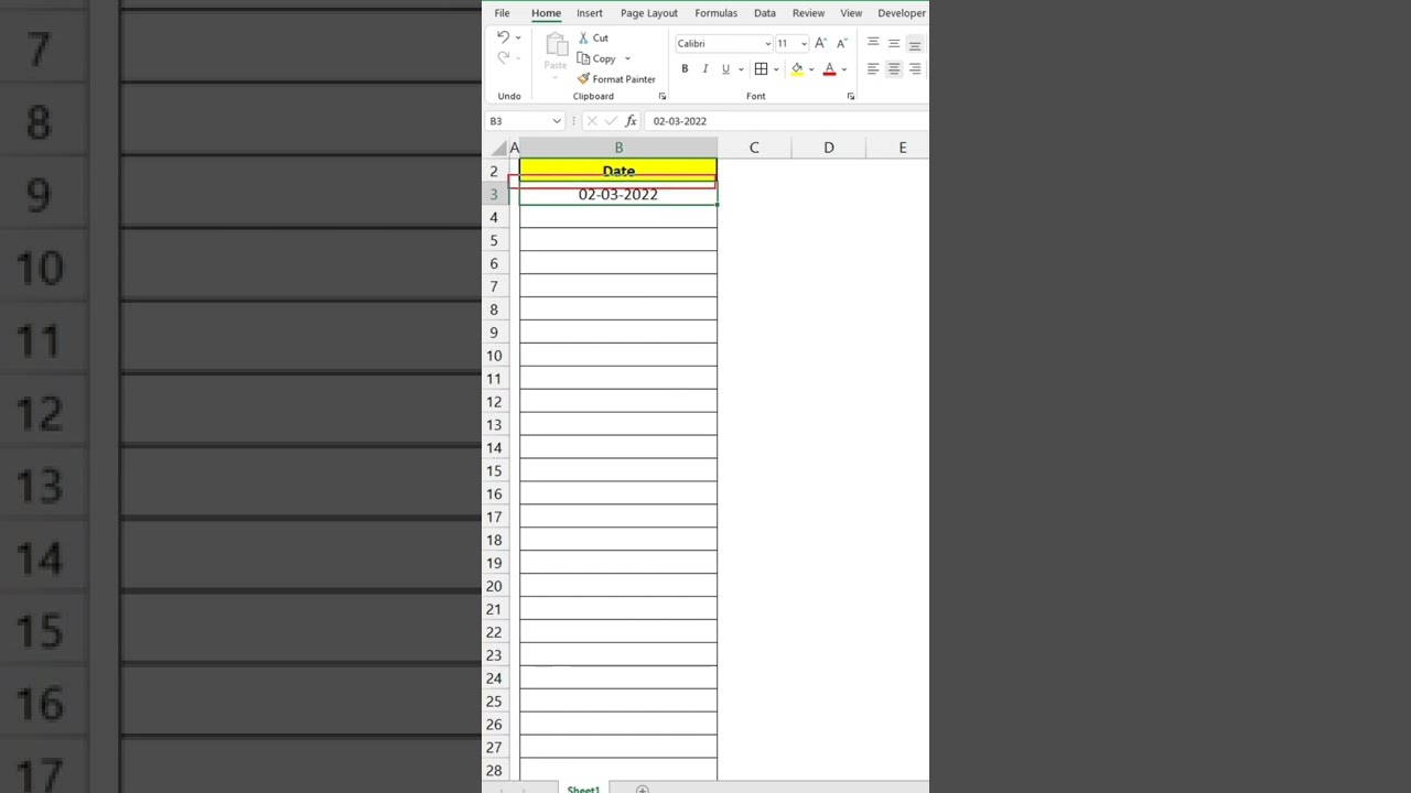 shorts Dynamic Date Range In Excel Create Your Own Date Range In shorts Dynamic Date Range In Excel Create Your Own Date Range In