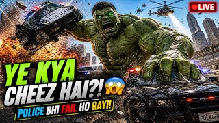 🔴 GTA 5 LIVE 🔥 HULK vs 5 STAR POLICE 😱 FULL CHAOS! CAN THEY STOP HIM? #gta5 #gtav #gaming
