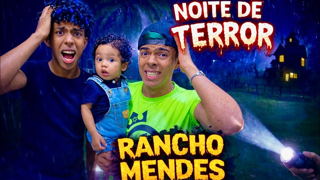 Noite de terror com Estevão e Gabriel  😱👻