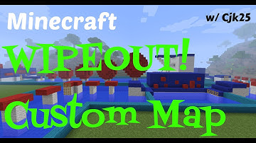 Minecraft Custom Map: WIPEOUT! (Parkour-style Map) [Inspired by ABC