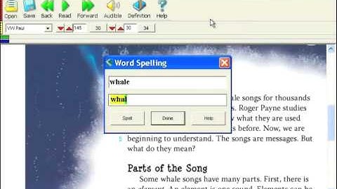 Kurzweil 3000: Word Recognition and Spelling - Spell Button Video